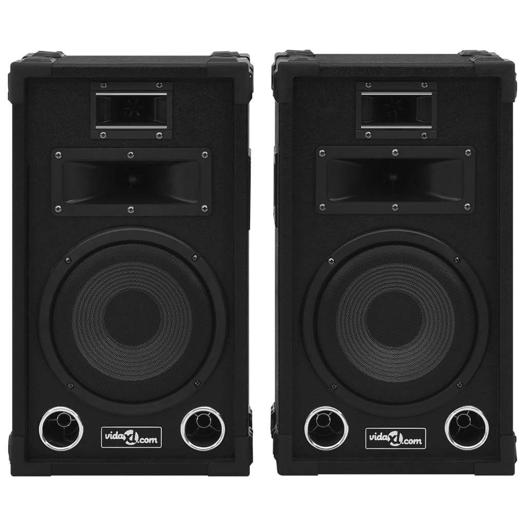 Professional Passive Hifi Stage Speakers 2 pcs 800 W Black